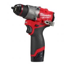 Аккумуляторная дрель-шуруповерт Milwaukee M12 FDD2-202X, 4933479873, 2х12В, 2А*ч, Li-Ion, 37 Н*м, кейс