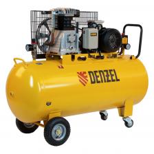 Компрессор воздушный DENZEL BCI3000-T/200, 3.0 кВт, ременный привод, 200 литров, 530 л/мин 58119