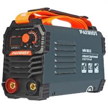 Аппарат сварочный инверторный Patriot WM180D, MMA, входное напряжение: 1ф140-240В, сварочный ток макс: 180A, ПВ при макс. токе: 70%, дисплей ARC FORCE Аппарат сварочный инверторный Patriot WM180D, MMA, входное напряжение: 1ф140-240В, сварочный ток макс: 180A, ПВ при макс. токе: 70%, дисплей ARC FORCE