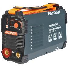 Аппарат сварочный инверторный Patriot WM260DVT, MMA, входное напряжение: 1ф140-240В, сварочный ток макс: 260A, ПВ при макс. токе: 70%, дисплей ARC FORCE Аппарат сварочный инверторный Patriot WM260DVT, MMA, входное напряжение: 1ф140-240В, сварочный ток макс: 260A, ПВ при макс. токе: 70%, дисплей ARC FORCE