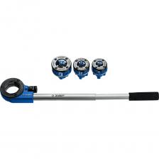 Набор клуппов ЗУБР Профессионал №3 с трещоткой 28270-H3_z01 Набор клуппов ЗУБР Профессионал №3 с трещоткой 28270-H3_z01