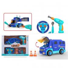 Машинка на радиоуправлении Abtoys Cпецтехника "Городские службы" Полиция, со звуковыми и световыми эффектами Машинка на радиоуправлении Abtoys Cпецтехника "Городские службы" Полиция, со звуковыми и световыми эффектами