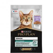 ProPlan MAINTENANCE Влажный корм (пауч) для взрослых кошек старше 7 лет, с индейкой в соусе, 85 гр. ProPlan MAINTENANCE Влажный корм (пауч) для взрослых кошек старше 7 лет, с индейкой в соусе, 85 гр.
