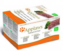 Applaws (влажный корм) набор для кошек "Индейка, говядина, океаническая рыба", 7 шт.х100г (700 г) Applaws (влажный корм) набор для кошек "Индейка, говядина, океаническая рыба", 7 шт.х100г (700 г)
