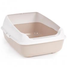 Альтернатива Лоток с высокими бортами для кошек и собак мелких пород, 50,5x39x23 см, бежевый Альтернатива Лоток с высокими бортами для кошек и собак мелких пород, 50,5x39x23 см, бежевый
