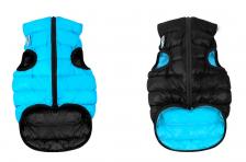 Комбинезон жилет для собак AiryVest Жилетка двусторонняя для собак 25 см черно-голубая унисекс нейлон черный xs Комбинезон жилет для собак AiryVest Жилетка двусторонняя для собак 25 см черно-голубая унисекс нейлон черный xs
