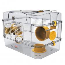 Zolux Клетка для грызунов Rody 3 Solo, 41х27х28 см, ярко-желтая Zolux Клетка для грызунов Rody 3 Solo, 41х27х28 см, ярко-желтая