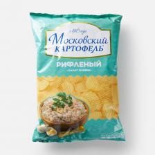 Чипсы Московский картофель, рифлёные, салат оливье, 130 г