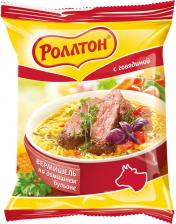 Вермишель Роллтон На домашнем бульоне с говядиной 60г Вермишель Роллтон На домашнем бульоне с говядиной 60г