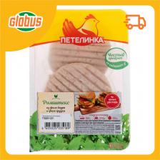 Ромштекс из филе бедра и филе грудки охлажденный Петелинка Ромштекс из филе бедра и филе грудки охлажденный Петелинка