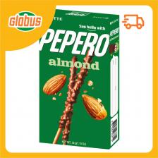 Соломка Pepero Almond Lotte в шоколадной глазури с миндалём Соломка Pepero Almond Lotte в шоколадной глазури с миндалём