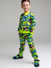 Комплект трикотажный для мальчиков PlayToday: толстовка, брюки, цветной, 98