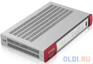 Межсетевой экран Zyxel USG FLEX 100, 1xWAN GE, 1xOPT GE (LAN/WAN), 3xLAN/DMZ GE, 1xUSB3.0, AP Controller (8/24), NebulaFlex **