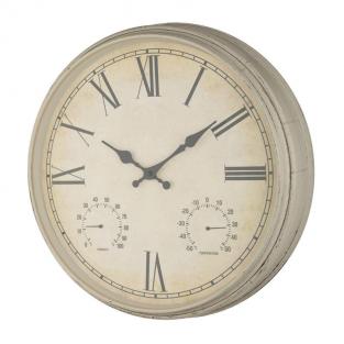 настенные часы Часы настенные Aviere 29512 с термометром и гигрометром (40x40x8 см)