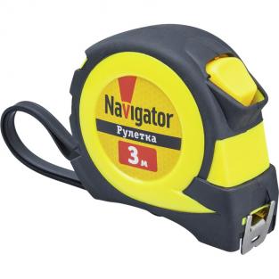 Рулетка Navigator 80 259 NMT-Ru02-A-3-16 (автостоп, 3 м*16 мм), цена за 1 шт.