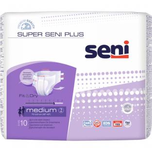 Seni Подгузники для взрослых Super Plus, 75-110 см., M (10 шт.)