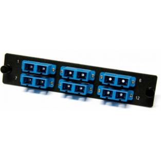 Панель для оптических боксов Hyperline FO-FPM-W120H32-12LC-BL