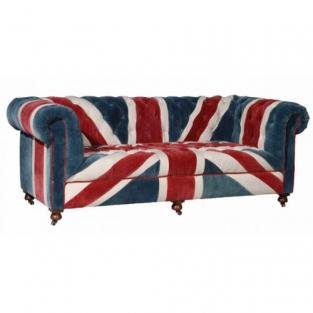 William Sofa Union Jack Velvet Andrew Martin Designed By Martin Waller От Lalume