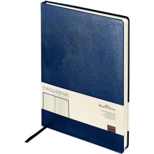 Ежедневник недатированный Bruno Visconti Megapolis искусственная кожа A4 160 листов синий