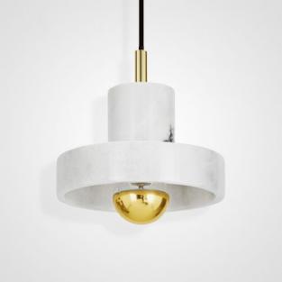 Подвесной Светильник Stone Pendant White By Imperiumloft От Imperiumloft