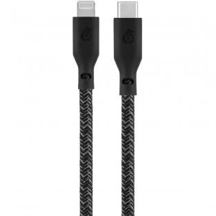 Кабель uBear Trend Cable USB-C/Lightning 1.2 м чёрный