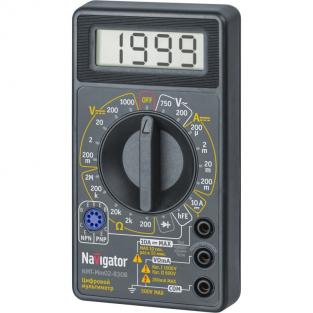 Мультиметр Navigator 82 430 NMT-Mm02-830B (830B), цена за 1 шт.