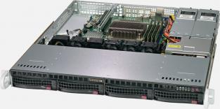 Серверная платформа 1U Supermicro на базе чипсета Intel C246 1151x1 Intel Pentium DDR4-2666x4 3.5"x SATA SYS-5019C-MR