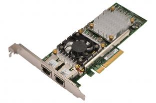 Сетевой адаптер Dell (Broadcom) 57810S Dual Port 10GbE 2xSFP+ 2x10Гбит/сек 10GBase-SR FC HBA LP iSCSI (0Y40PH, 0N20KJ, Y40PH)