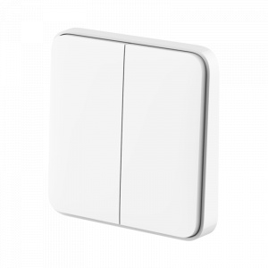 Умный выключатель двухклавишный Xiaomi Mijia Smart Switch BLE Single Fire White (DHKG02CM)