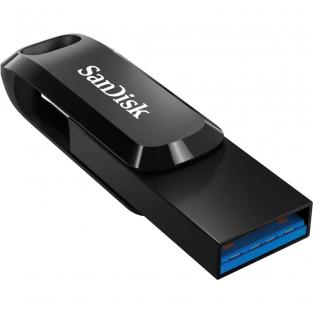 USB Flash накопитель 32GB SanDisk Ultra Dual Drive Go (SDDDC3-032G-G46) USB 3.0 + Type C (OTG) Черный