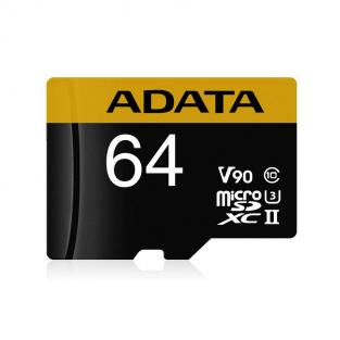 Карта памяти 64 ГБ microSDXC A-DATA AUSDX64GUII3CL10-CA1 UHS-II U3 V90