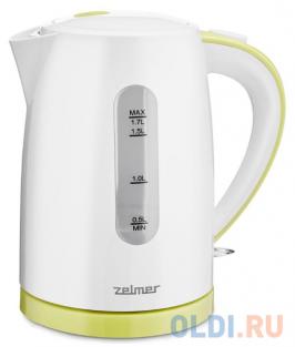 Чайник ZCK7616L WHITE/LIME ZELMER