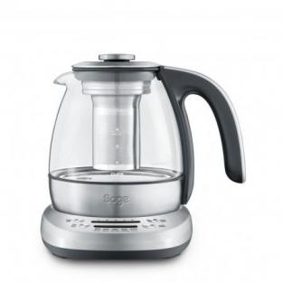 Чайник электрический Sage STM500CLR4EEU1 The Smart Tea Infuser Compact стеклянный электрочайник, заварник для чая