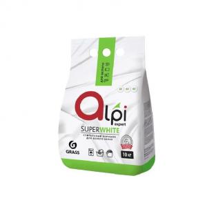 Порошок стиральный для белого белья Grass Alpi Expert Super White 10 кг