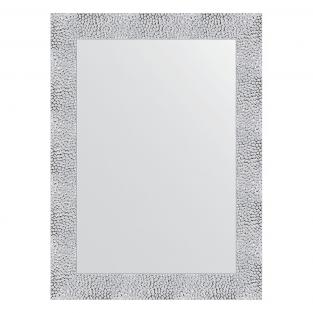 Зеркало в багетной раме - чеканка белая 70 mm (56x76 cm)(EVOFORM)