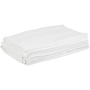 Набор полотенец махровых Luscan 10 штук 40х70 см 400 г/кв.м белые