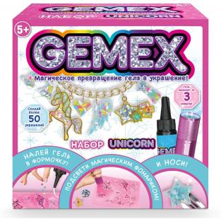 Набор для создания украшений Gemex Unicorn