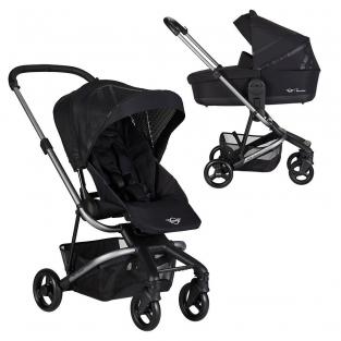 Коляска детская 2 в 1 Easywalker Charley Mini Stroller, Oxford Black (Черный)