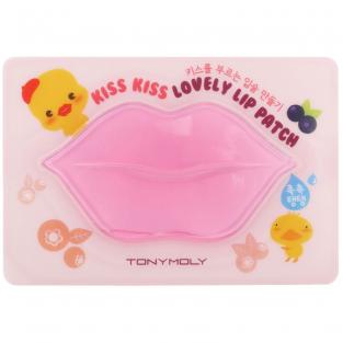 TONY MOLY Гидрогелевые патчи для губ KISS KISS LOVELY LIP PATCH, 9 г.
