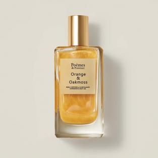 Масло для тела с шиммером Poemes De Provence Orange & Oakmoss, 100 мл