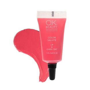 Тинт для губ и щёк OK BEAUTY СOLOR SALUTE LIP & CHEEK TINT тон Flamingo