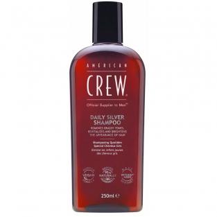 American Crew Ежедневный шампунь для седых волос Daily Silver Shampoo, 250 мл.