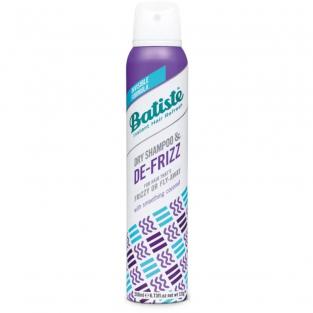 Batiste Сухой шампунь для непослушных и вьющихся волос De-Frizz, 200 мл.