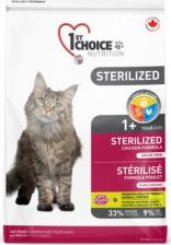 1st Choice Сухой корм Sterilized Cat Grain Free Chicken Formula беззерновой с курицей и бататом для стерилизованных кошек 2,4кг – фото 2 1st Choice Сухой корм Sterilized Cat Grain Free Chicken Formula беззерновой с курицей и бататом для стерилизованных кошек 2,4кг – фото 2
