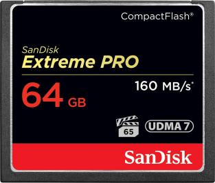 Карта памяти Compact Flash 64 Гб Class 10 Extreme Pro SanDisk SDCFXPS-064G-X46