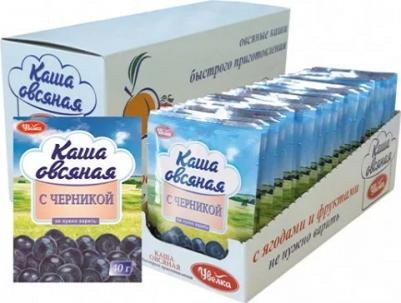 Каша овсяная Черника 40г – фото 3 Каша овсяная Черника 40г – фото 3