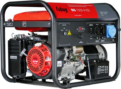 Бензиновый генератор Fubag BS 7500 A ES – фото 5 Бензиновый генератор Fubag BS 7500 A ES – фото 5