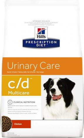 Hill's Сухой корм Prescription Diet c/d Urinary Care Milticare with Chicken с курицей диета при профилактике МКБ для собак 2кг – фото 3 Hill's Сухой корм Prescription Diet c/d Urinary Care Milticare with Chicken с курицей диета при профилактике МКБ для собак 2кг – фото 3