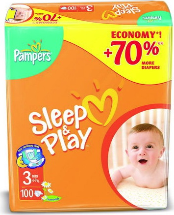 подгузники Sleep & Play 4-9 кг (100 шт) – фото 2