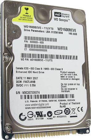 WD1600BEVE – фото 2